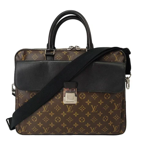 Brown Coated canvas Louis Vuitton Briefcase
