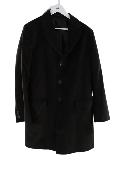Brown Cotton Hugo Boss Coat