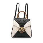 White Leather Gucci Queen Margaret