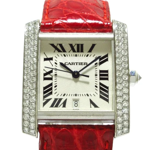 Red White Gold Cartier Watch