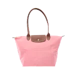 Pink Fabric Longchamp Handbag