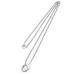 Silver White Gold Cartier Necklace