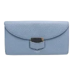 Blue Leather Celine Wallet