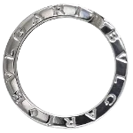 Silver Metal BVLGARI Key Ring