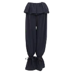 Black Fabric Loewe Pants