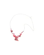Pink Metal SWAROVSKI Necklace