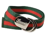 Green Cotton Gucci Belt