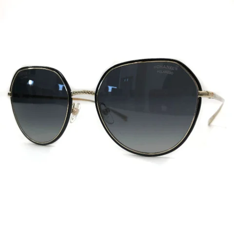 Black Metal Chanel Sunglasses