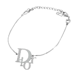 Silver Metal Dior Bracelet