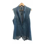 Blue Denim Helmut Lang Top