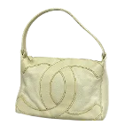 White Leather Chanel Boy Bags