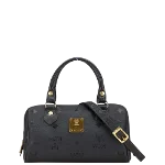 Black Canvas MCM Handbag