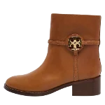 Brown Leather Tory Burch Boots