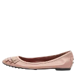 Beige Leather TOD's Flats