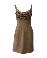 Brown Wool Prada Dress