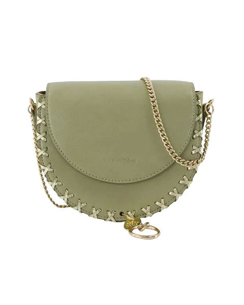Green Leather Chloé Shoulder Bag