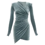 Grey Polyester Alexandre Vauthier Dress