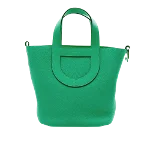 Green Leather Hermès Handbag