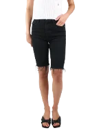 Black Cotton FRAME Shorts