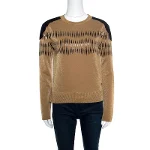 Brown Knit Louis Vuitton Sweater