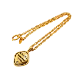 Gold Metal Chanel Necklace