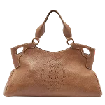 Brown Leather Cartier Tote