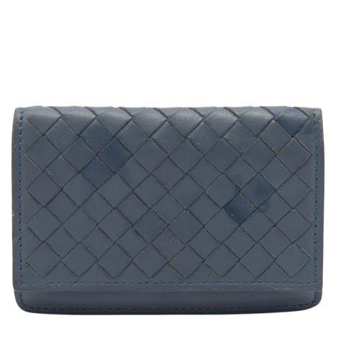 Blue Leather Bottega Veneta Wallet