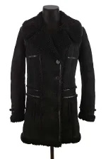 Black Wool Balenciaga Coat