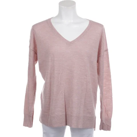 Pink Linen Closed Sweater