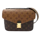 Brown Canvas Louis Vuitton Pochette Métis