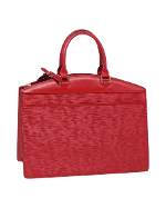 Red Leather Louis Vuitton Riviera