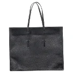 Black Leather Alaïa Tote