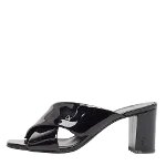 Black Leather Yves Saint Laurent Sandals