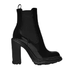 Black Leather Alexander McQueen Boots