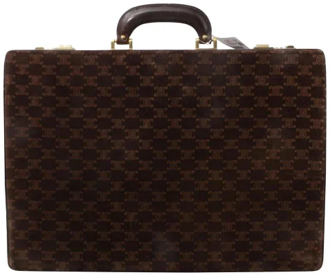 Brown Leather Céline Briefcase