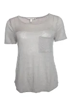 Grey Linen Joie Top