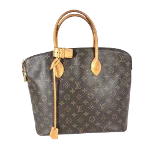 Brown Canvas Louis Vuitton Lockit