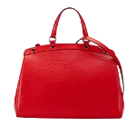 Red Leather Louis Vuitton Handbag