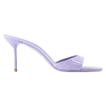 Purple Leather Paris Texas Heels