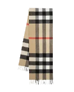 Beige Fabric Burberry Scarf