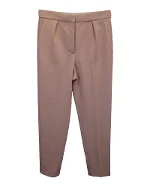 Beige Cotton Theory Pants