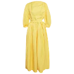 Yellow Fabric Celine Dress