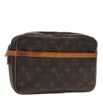 Brown Canvas Louis Vuitton Compiegne