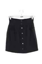 Navy Fabric Des petits hauts Skirt