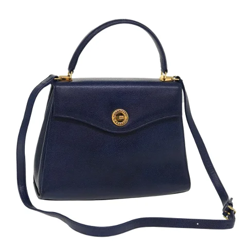 Blue Leather Valentino Handbag