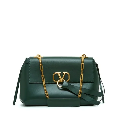 Green Leather Valentino Shoulder Bag