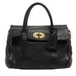 Black Leather Mulberry Handbag
