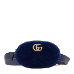 Navy Canvas Gucci Marmont