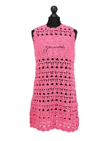 Pink Cotton Ganni Dress