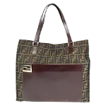 Brown Canvas Fendi Tote